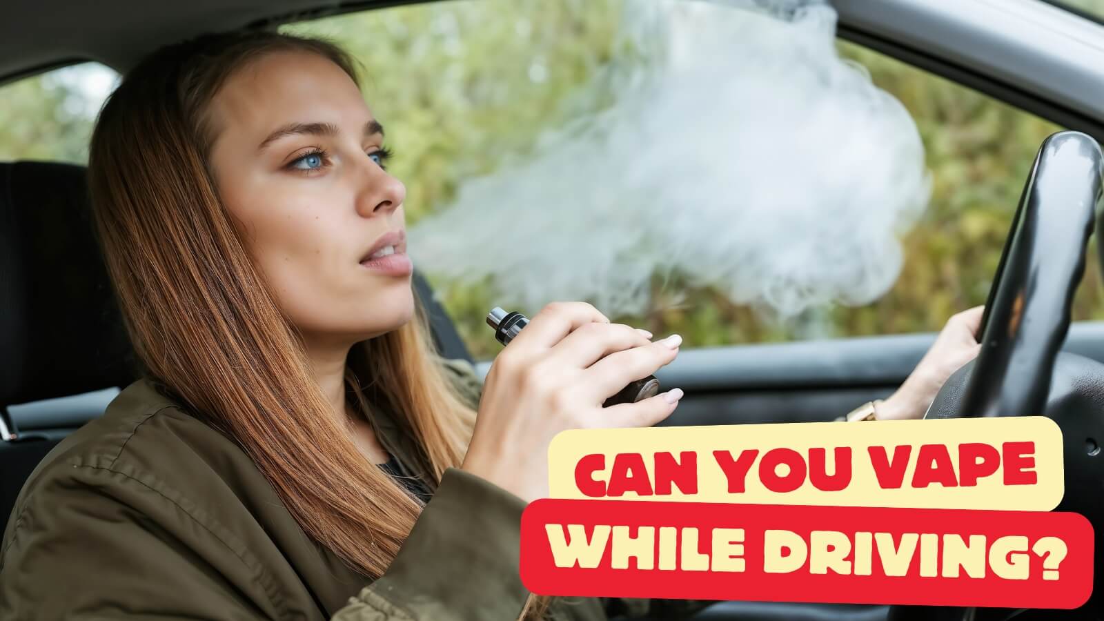 can you vape while driving