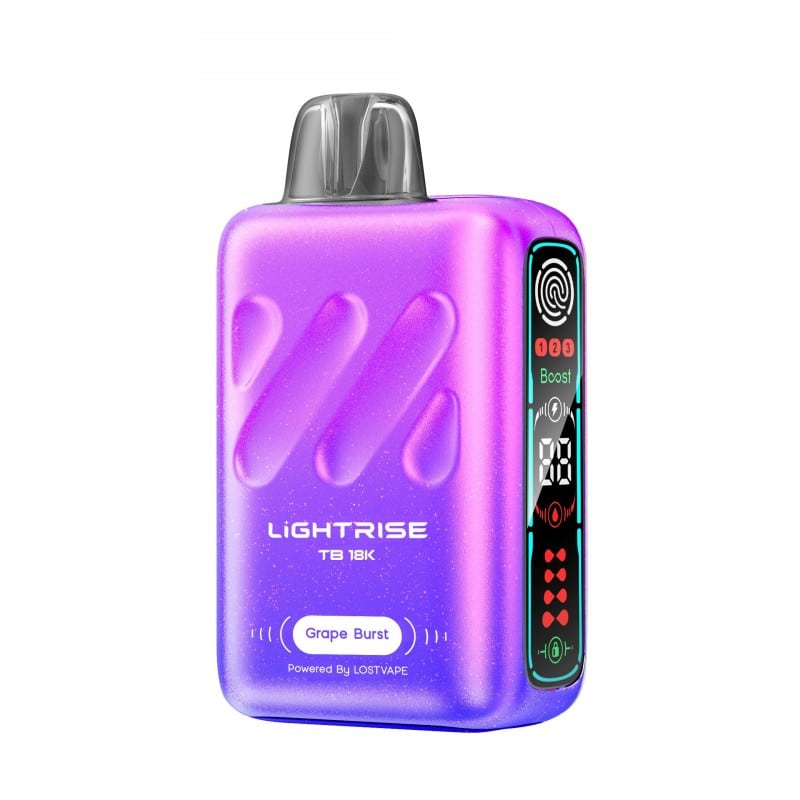 Lightrise TB 18K Disposable 18000 Puffs by Lost Vape - Grape Burst