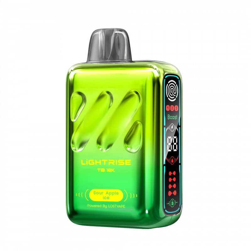 Lightrise TB 18K Disposable 18000 Puffs by Lost Vape - Sour Apple Ice