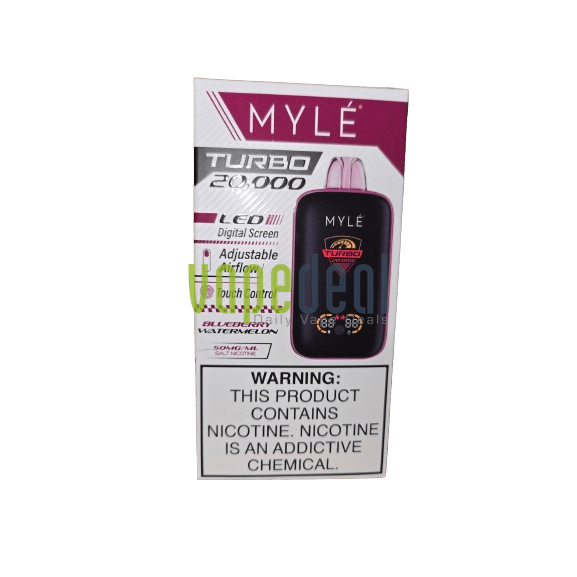 Myle Turbo Disposable 20000 Puffs - Blueberry Watermelon