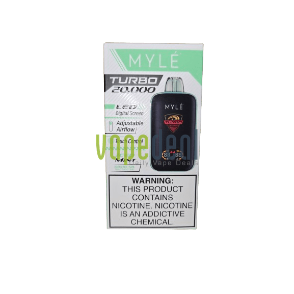 Myle Turbo Disposable 20000 Puffs - Iced Mint