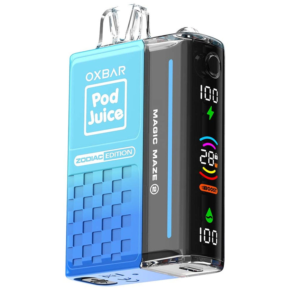 Oxbar Magic Maze 2.0 30000 Puffs Disposable Vape 0% Zero Nicotine - Blue Razzle Pop