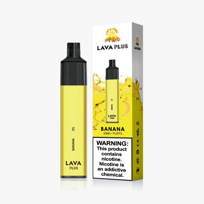 Lava Plus 2600 Puffs Disposable - Banana