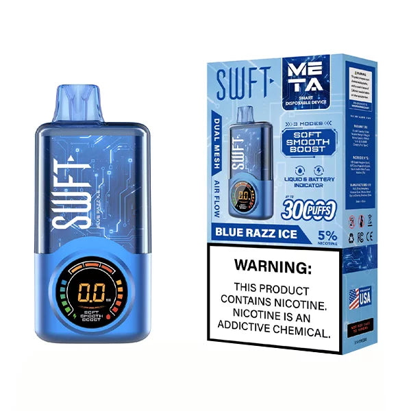 Swft Meta 30000 Puffs Disposable Vape 30K - Blue Razz Ice