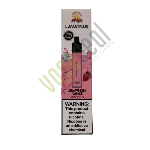 Lava Plus 2600 Puffs Disposable - Strawberry Milkshake Quake