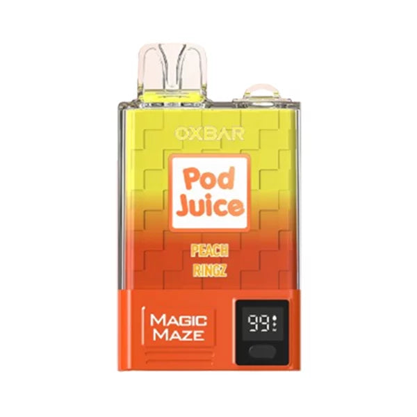 Oxbar Magic Maze Pro 10000 Puffs Disposable Vape x Pod Juice - Peach Ringz