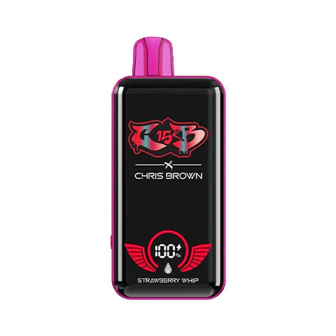 Chris Brown CB15K Disposable Vape 15000 Puffs - Strawberry Whip