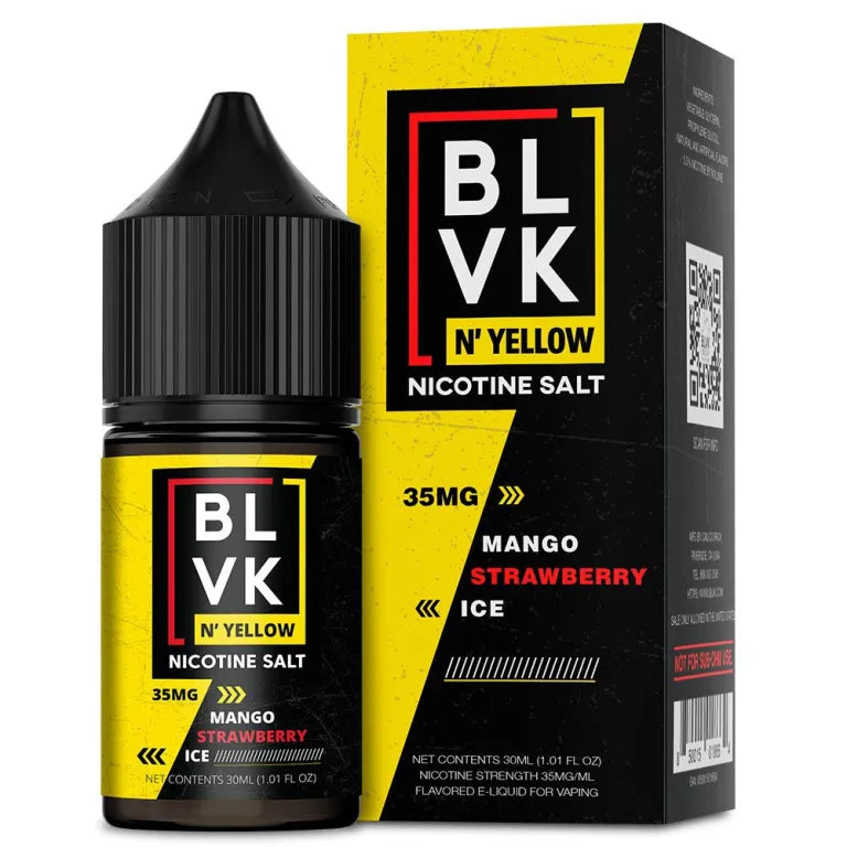 Mango Strawberry Ice by BLVK N' Yellow Salts - 30ml