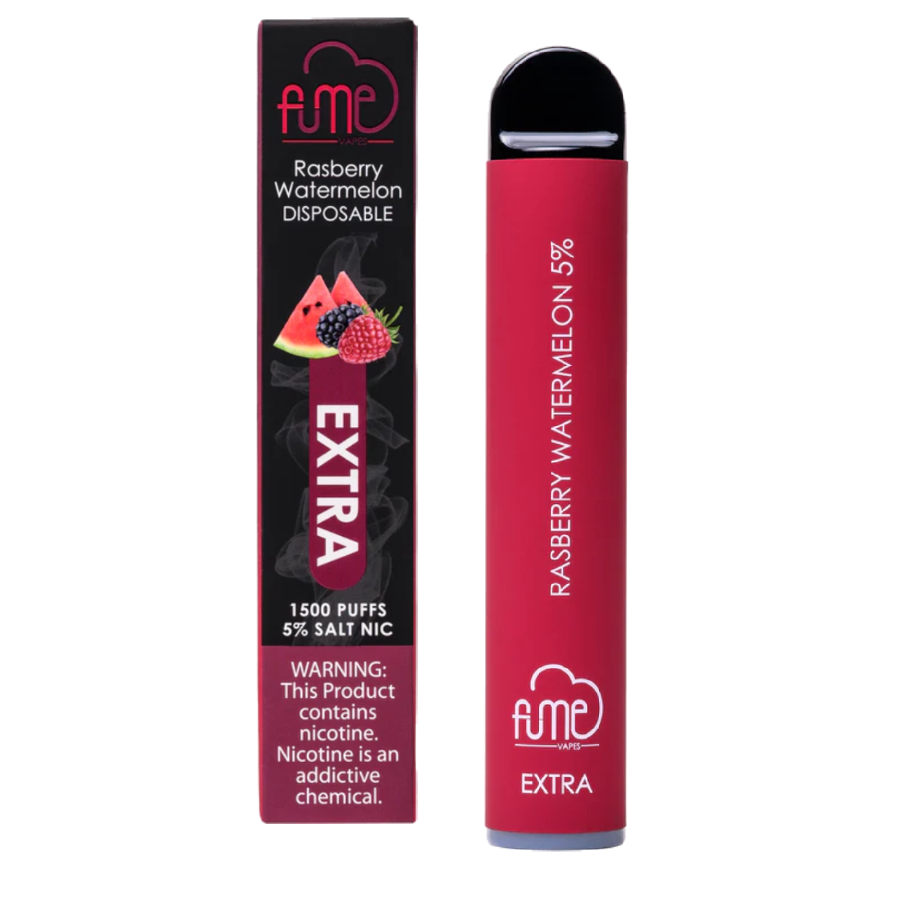 Fume Extra Disposable 1500 Puffs - Raspberry Watermelon – VapeDeal.com