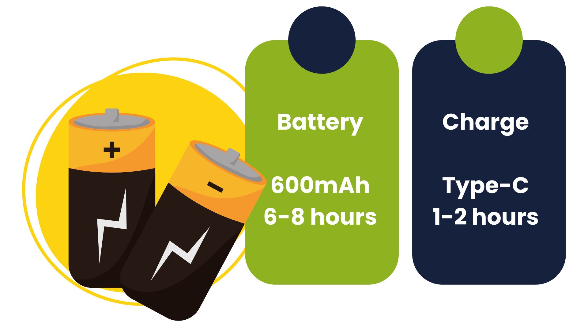 Battery and charging of vape