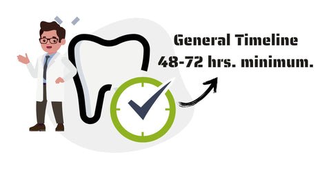 genaral timeline for vaping after tooth extraction