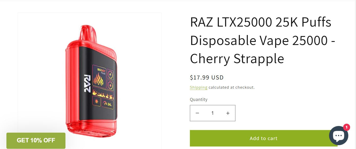 Raz Cherry Strapple