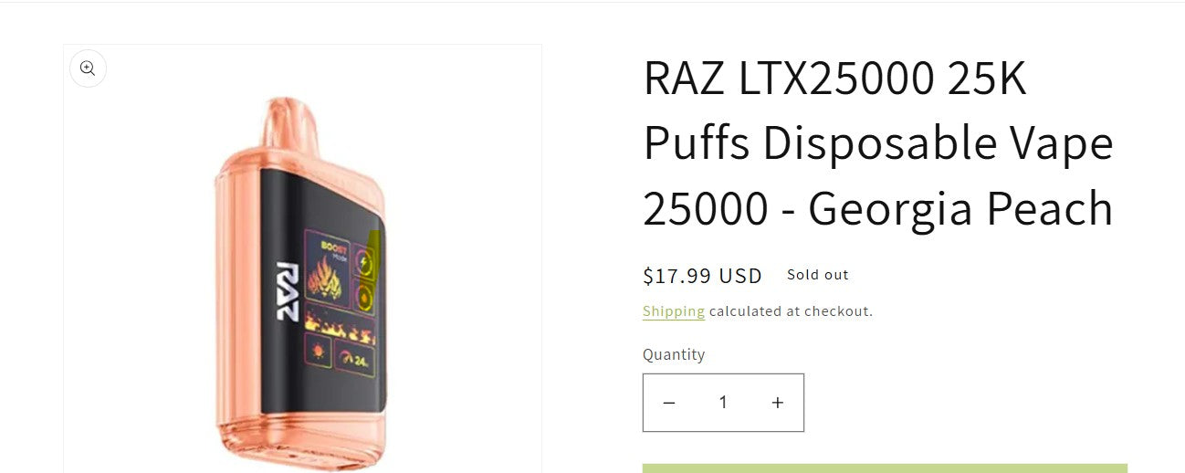 Raz Georgia Peach