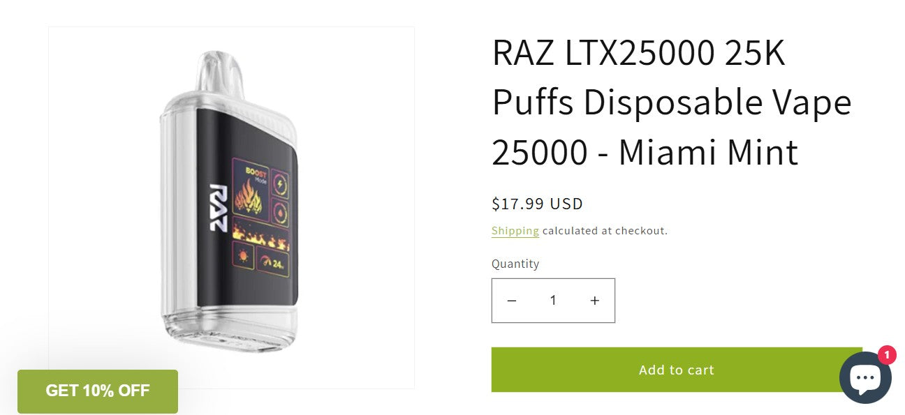 Raz Miami Mint