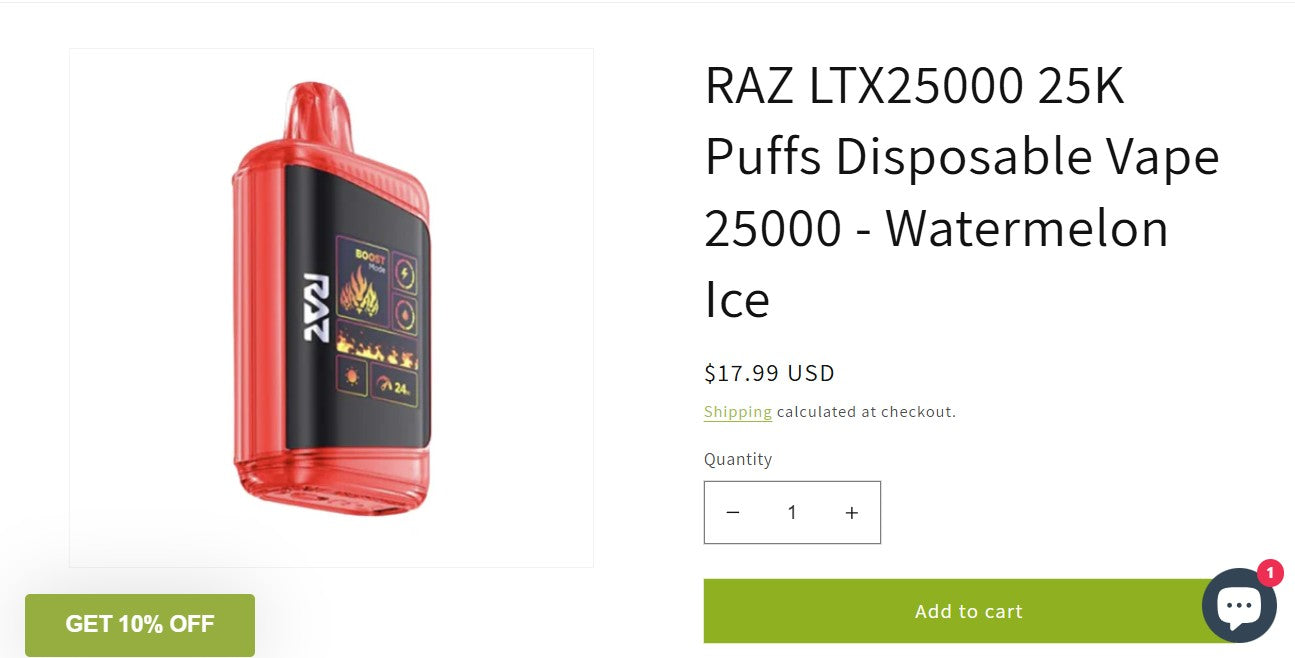 Raz Watermelon Ice