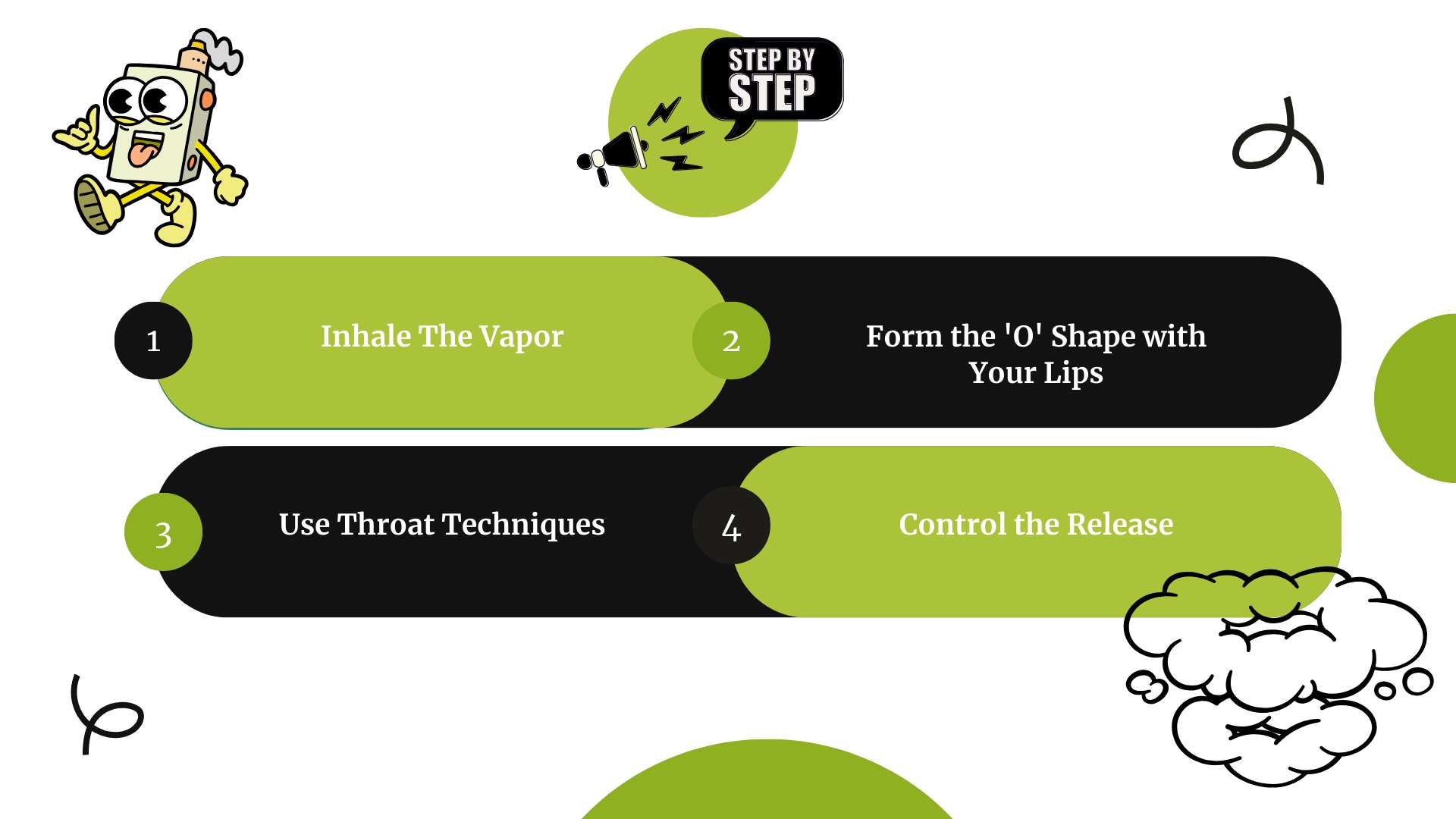 Steps to blow O's