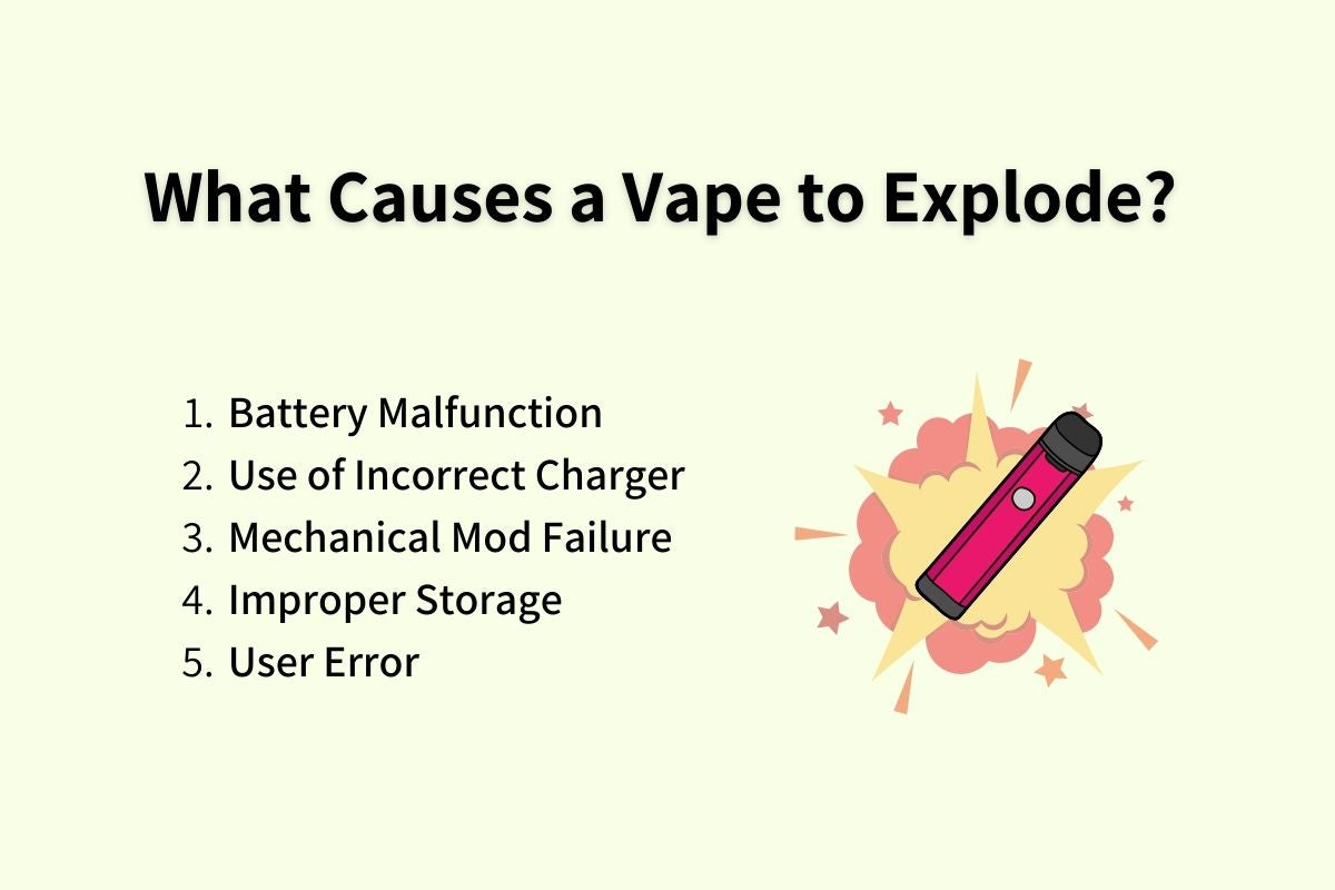 What Causes a Vape to Explode