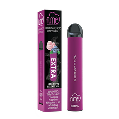 Fume Extra Disposable 1500 Puffs - Blueberry CC Cotton Candy