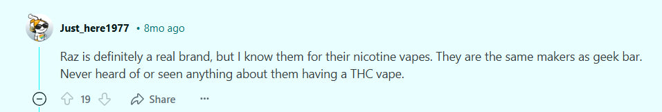 Raz vape User Experience and Reviews