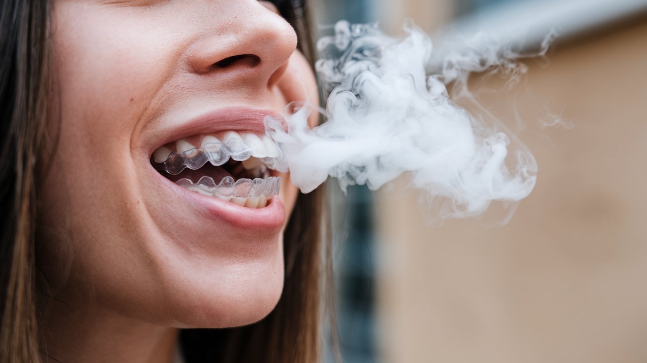 vaping with Invisalign